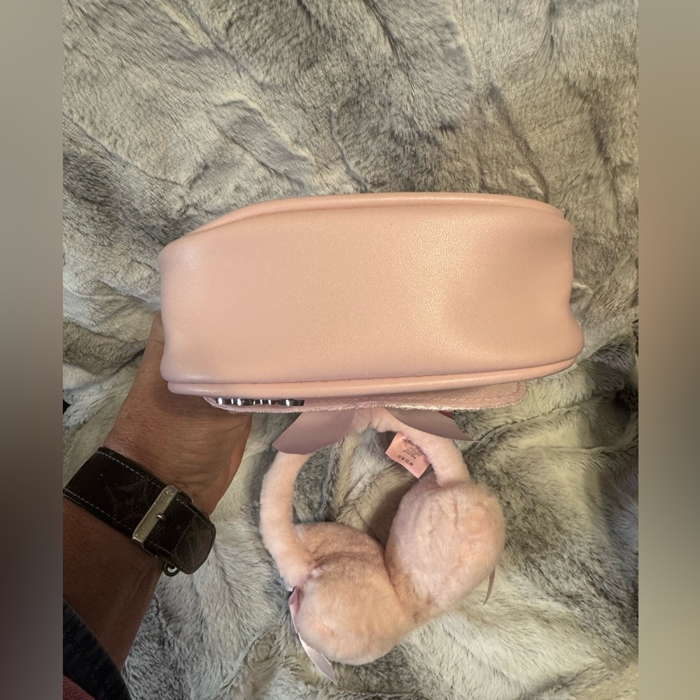 Juicy Couture - Kids Set - Mini Bag & Ear Muffs - BRAND NEW - light pink - Picture 7 of 11